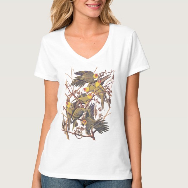 Audubon's Carolina Parakeet T-Shirt (Front)