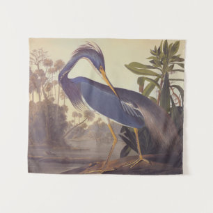 Audubon's Louisiana Heron or Tricolored Heron Tapestry