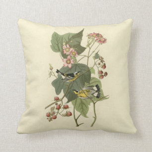Audubon's Magnolia Warbler Cushion