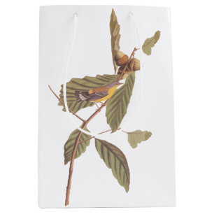 Audubon's Swainson's Warbler on Oak Branch Medium Gift Bag