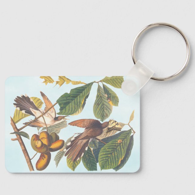 Audubon's Yellow-Billed Cuckoo Birds Key Ring (Front)