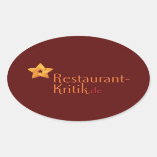 Aufkleber Oval Sticker