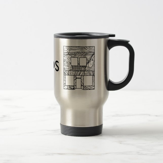 Augie's Coffee House - Stainless Steel Mug (Right)