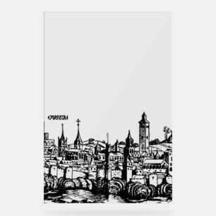 Augsburg German capital of Swabia Acrylic Sign