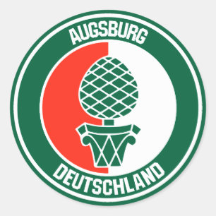 Augsburg Round Emblem Classic Round Sticker