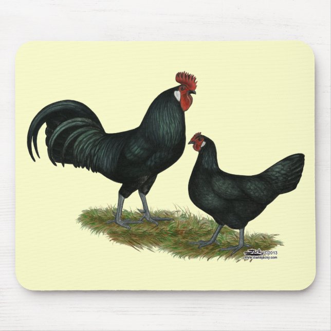 Augsburger Chickens Mouse Mat (Front)