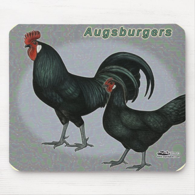 Augsburger Fowl Mouse Mat (Front)