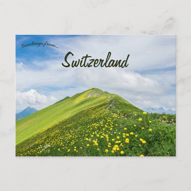 Augstmatthorn Oberried am Brienzersee Switzerland Postcard (Front)