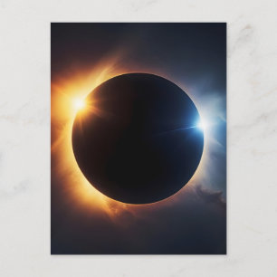 August 12 2026 total solar eclipse greenland holiday postcard