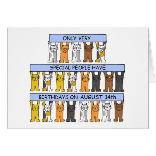 August 14th Birthday Cats