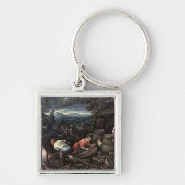 August, 1595-1600 key ring (Front)