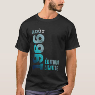 August 1966 Retro Year 1966 Vintage 1966 Limited E T-Shirt