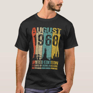 August 1968 55 Years Of Being Awesom T-Shirt