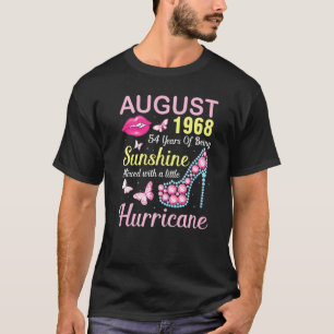 August 1968 Happy 54 Years Of Being Sunshine Mixed T-Shirt