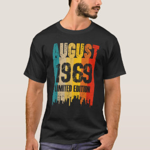 August 1969 54 Years Of Being Awesome 1 T-Shirt