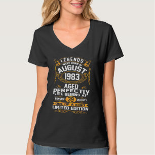 August 1983 39th Birthday 39 Year Old Men Women T-Shirt
