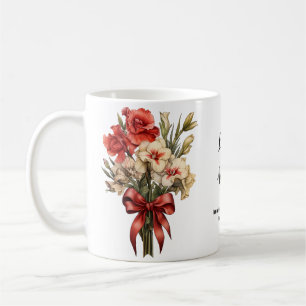 August birth flower Gladiolus Coffee Mug