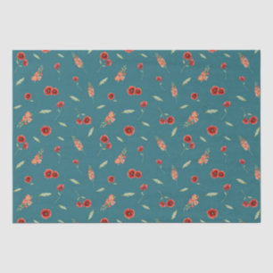August Birth Month Flowers Poppy Gladiolus Tissue Paper