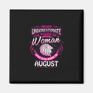 August Birthday Gift Woman Leo Zodiac Astrology Magnet