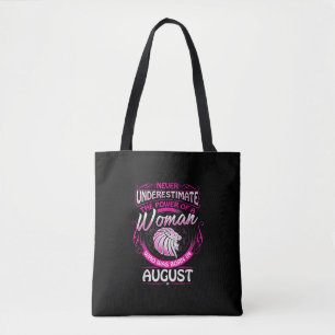 August Birthday Gift Woman Leo Zodiac Astrology Tote Bag