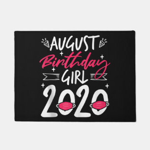 August Birthday Quarantine Gift Women Her Girl Leo Doormat