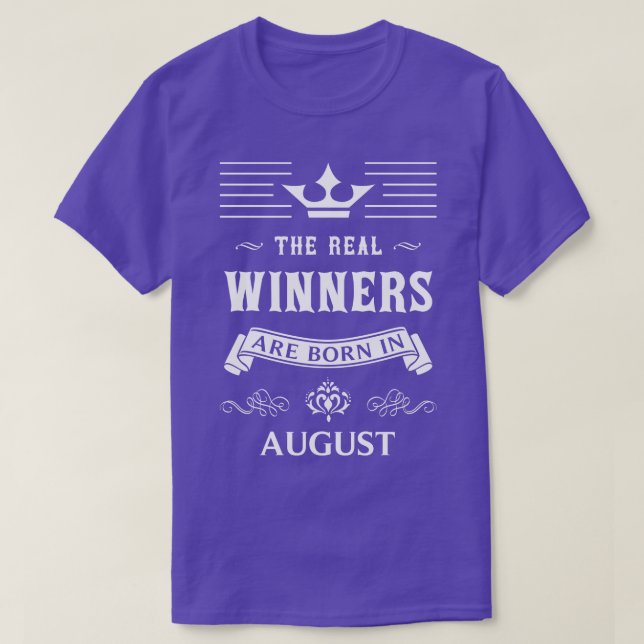 August birthday T-Shirt (Design Front)