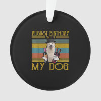 August Birthday With My Great Pyrenees Dog 2020