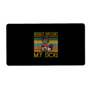 August Birthday With My Irish Wolfhound Dog 2020
