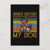 August Birthday With My Irish Wolfhound Dog 2020