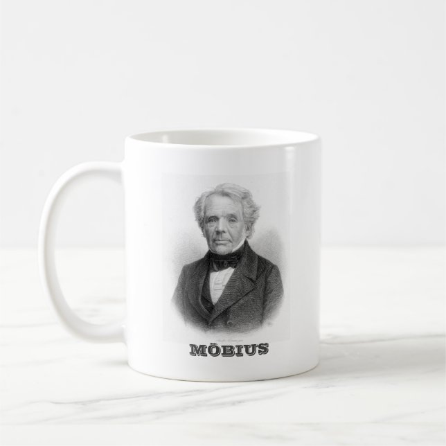 August Ferdinand Möbius Coffee Mug (Left)