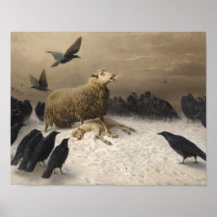 August Friedrich Schenck - Anguish Poster