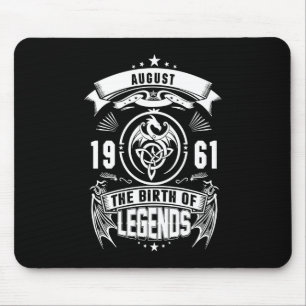 August Gift   1961 The Birth Of The Legends Mouse Mat