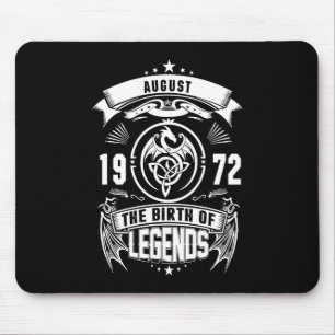 August Gift   1972 The Birth Of The Legends Mouse Mat