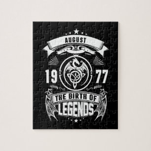 August Gift 1977 The Birth Of The Legends Jigsaw Puzzle