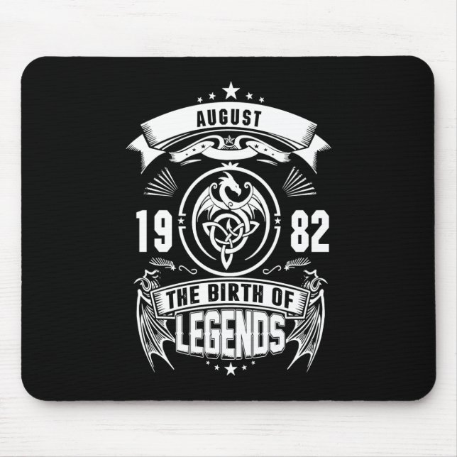 August Gift | 1982 The Birth Of The Legends Mouse Mat (Front)