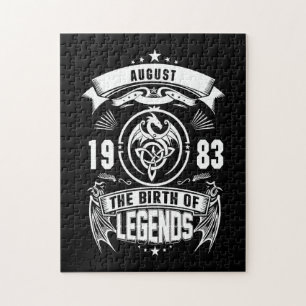 August Gift 1983 The Birth Of The Legends Jigsaw Puzzle
