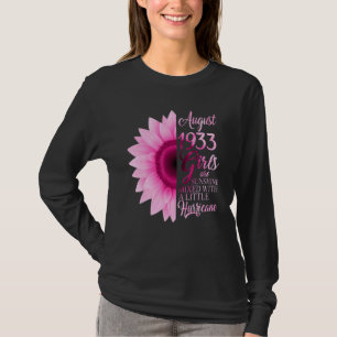 August Girl 1933 89 Years Of Being Sunshine Mixed T-Shirt