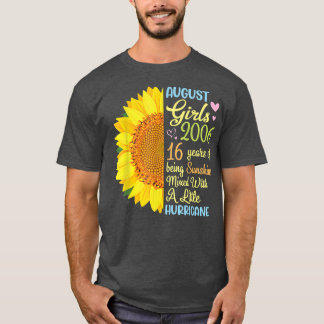 August Girls 2006 16 Years Of Being Sunshine Mied T-Shirt
