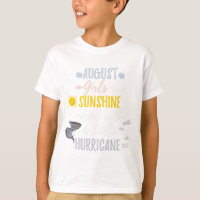 AUGUST Girls Sunshine and Hurricane Birth Month