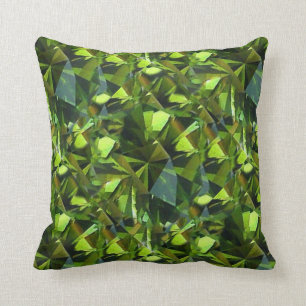 AUGUST GREEN PERIDOT BIRTHSTONE GEM CUSHION