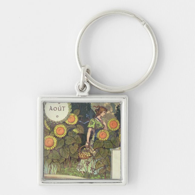 August Key Ring (Front)