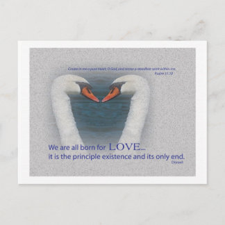 August Love Postcard