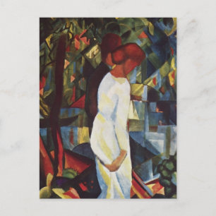 August Macke - A Couple In The Forest Postcard