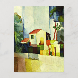 August Macke art: Bright House Postcard