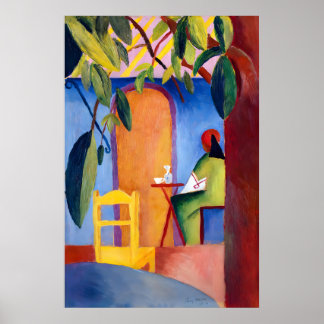 August Macke Café Bliss Art Print German