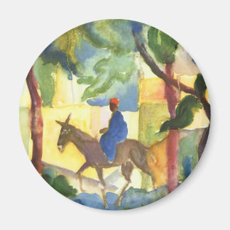 August Macke Fine Art Fridge Magnet