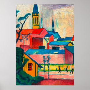 August Macke - Marienkirche, fine art, Poster