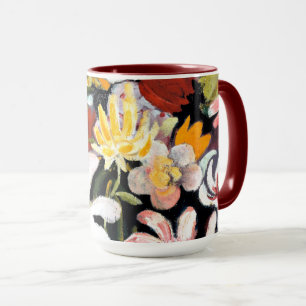 August Macke painting, Carpet of Flowers Mug