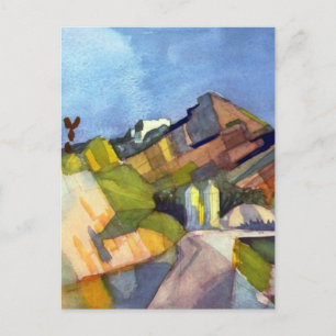 August Macke - Rocky Landscape Postcard
