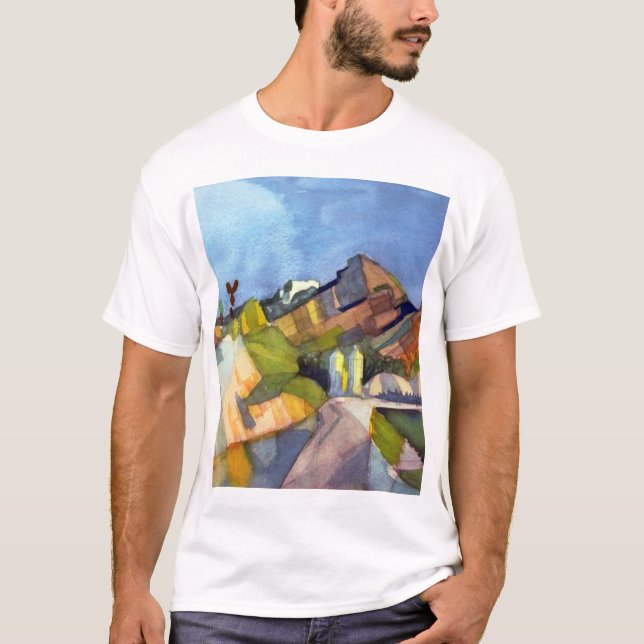 August Macke - Rocky Landscape T-Shirt (Front)